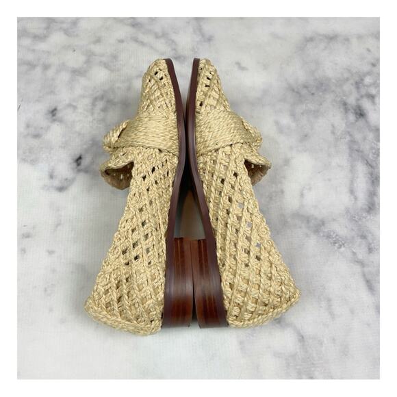 Bibi Lou x Anthropologie Posey Woven Raffia Loafers - Picture 7 of 10